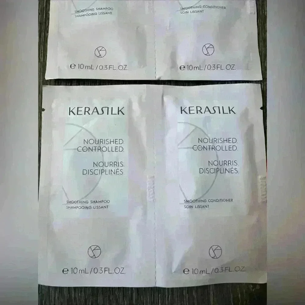 Kerasilk 4PC Vegan Nourished & Smooth shampoo and conditioner.